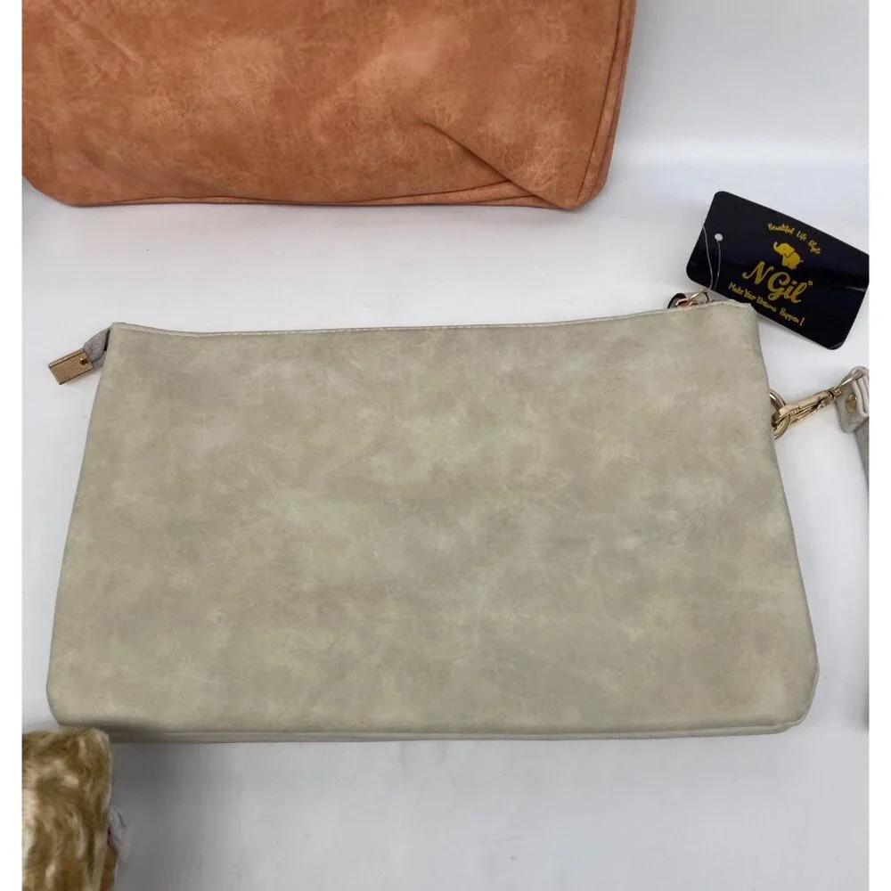 Handbag Collection Multiple Styles & Colors Clutch Cross Body Neutral Colors Veg - Picture 8 of 14